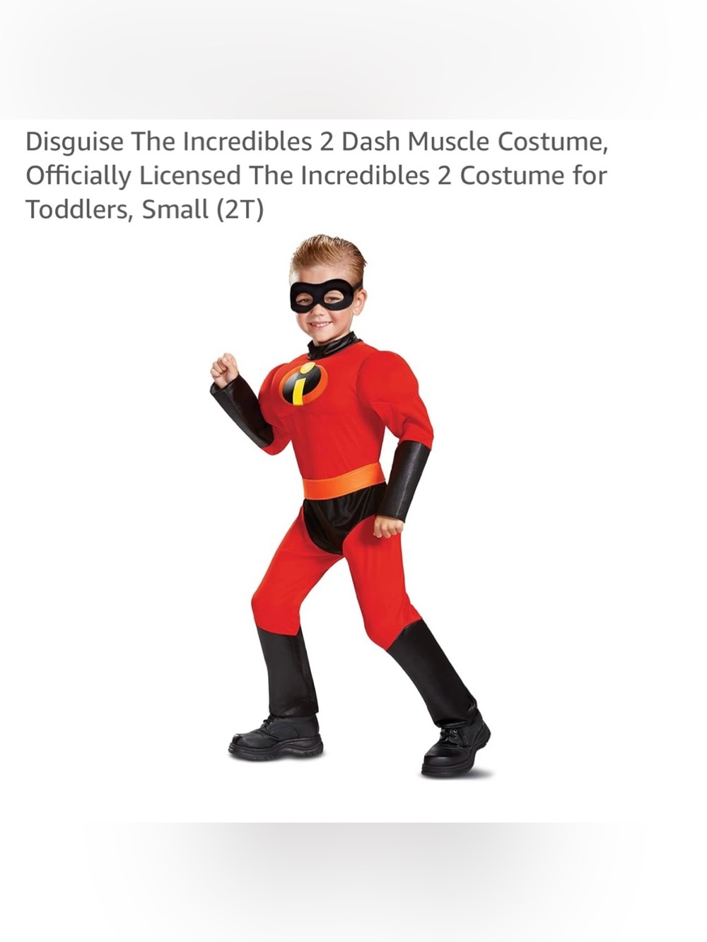 Disney - The Incredibles “Dash” costume-2T